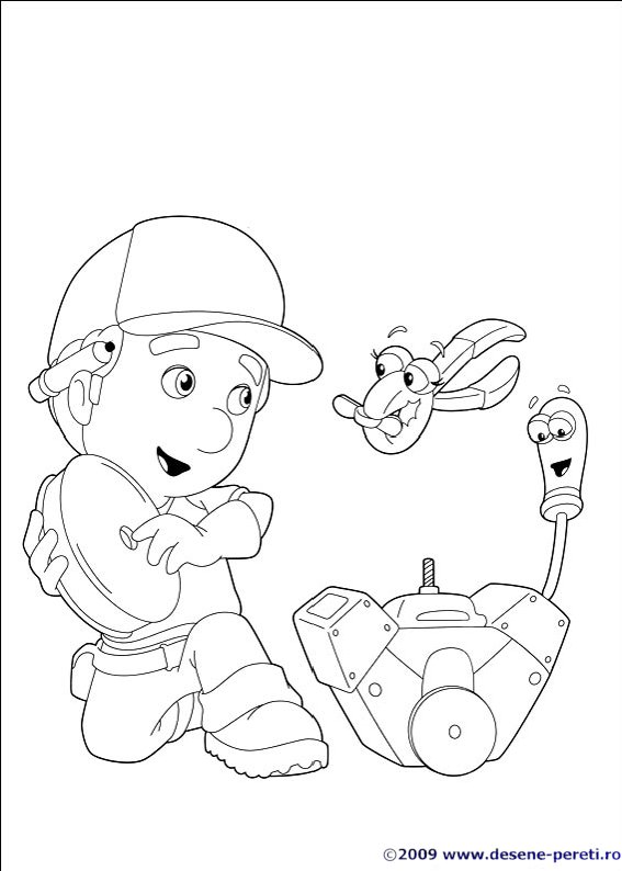 handy manny desene colorat